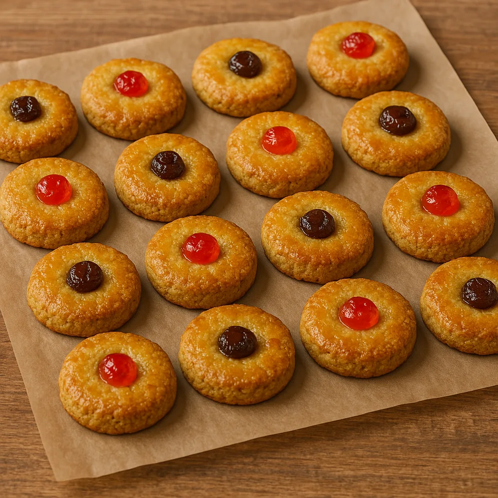 Biscuits au fonio et fruits confits – Une gourmandise dorée inspirée des traditions burkinabè, parfaite pour le goûter.