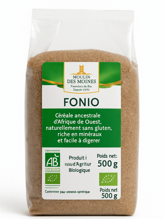 Découvrez le Fonio Bio de la marque Moulin des Moines, une véritable pépite venue tout droit d'Afrique de l’Ouest !