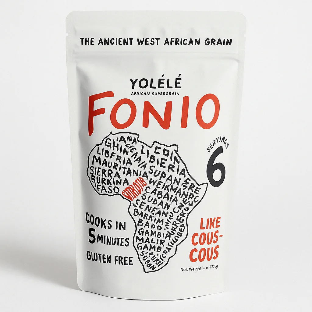 Paquet de YOL&Eacute;L&Eacute; Fonio naturel bio 284 g