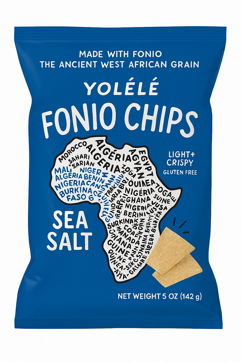 YOL&Eacute;L&Eacute; Fonio Chips Sea Salt