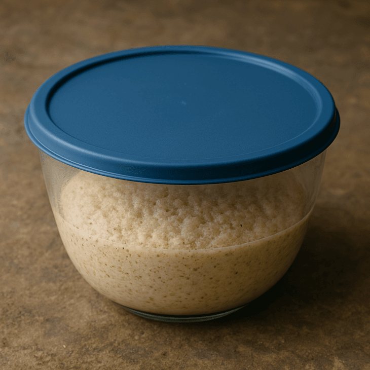Fermentation de la p&acirc;te &agrave; beignets de fonio : 4 &agrave; 6 heures de repos