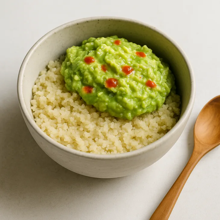 Bol fonio-avocat &mdash; petit-d&eacute;jeuner sal&eacute; express sans gluten