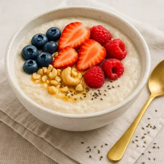 Recettes de fonio au petit-déjeuner : bouillie, porridge, granola et bowl salé sans gluten