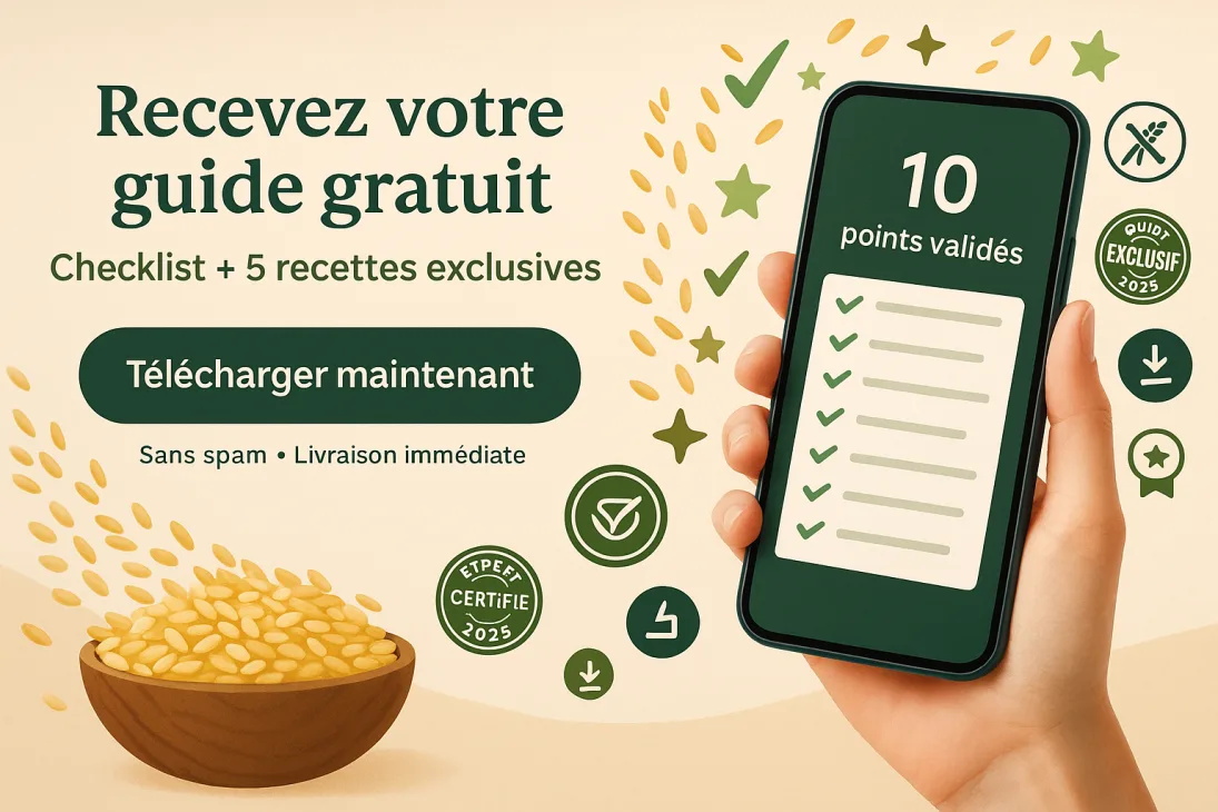 Guide du fonio-checklist des 10 points à vérifier et recettes exclusives, téléchargement gratuit