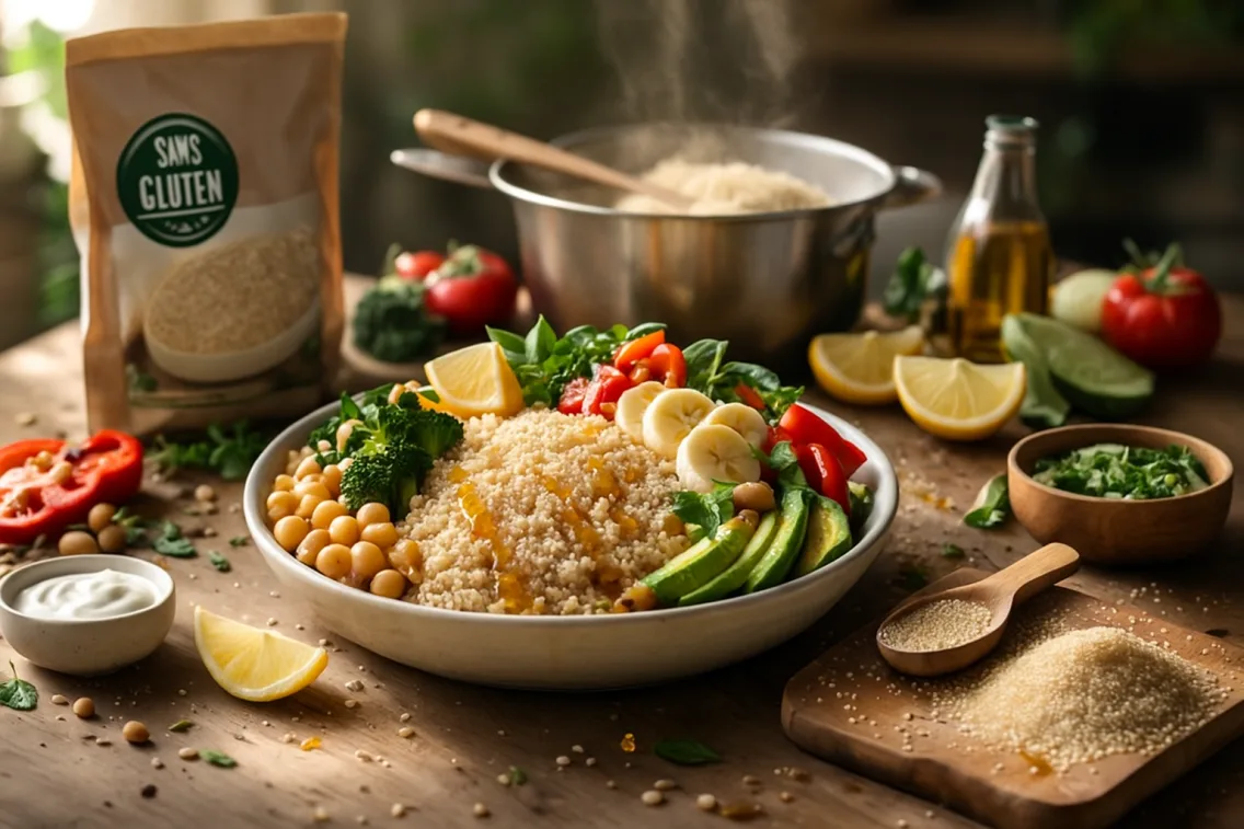 Bol végétarien au fonio sans gluten