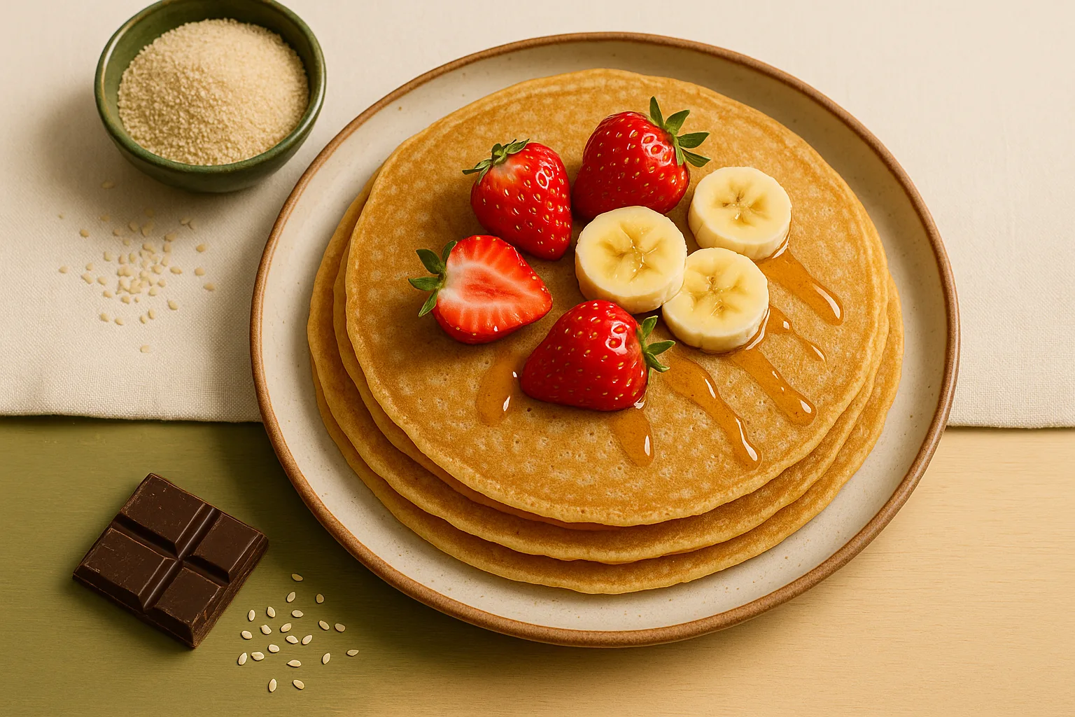 Cr&ecirc;pe classique au fonio nature
