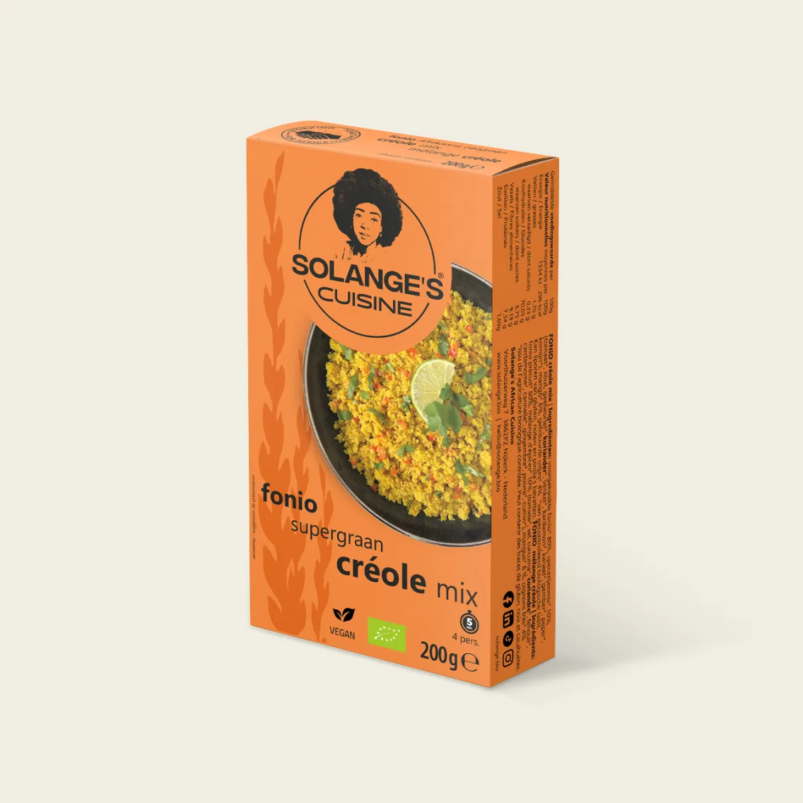 Le fonio créole mix de Solange's cuisine