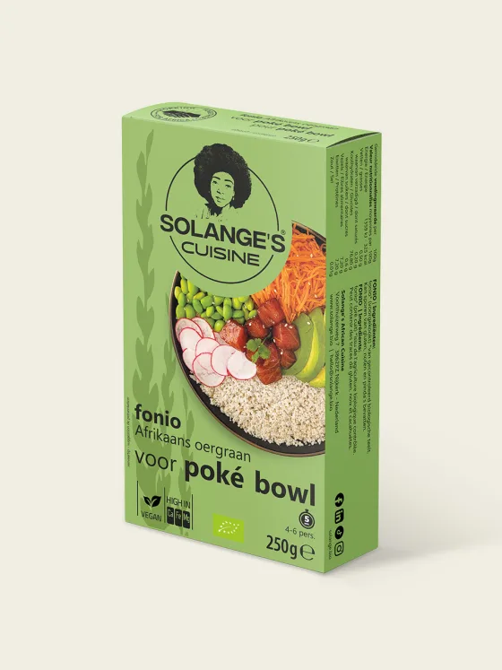 Pokebowl au fonio de la marque "Solange's Cuisine"