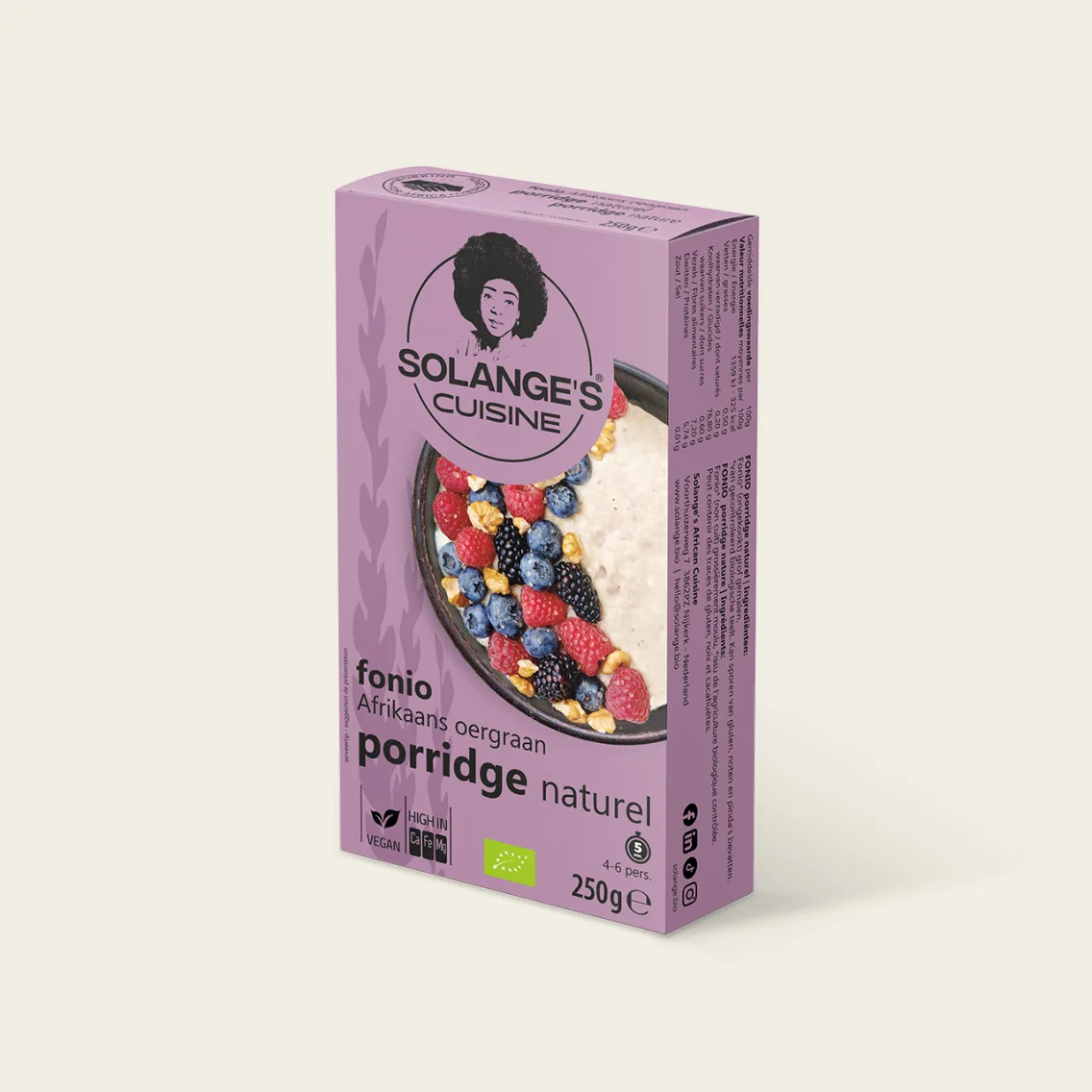 Le porridge de fonio naturel de Solange's Cuisine