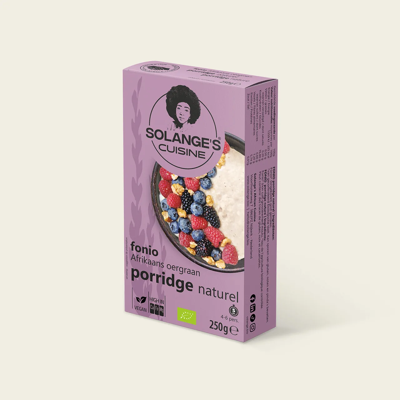 Solange&rsquo;s Cuisine Porridge naturel
