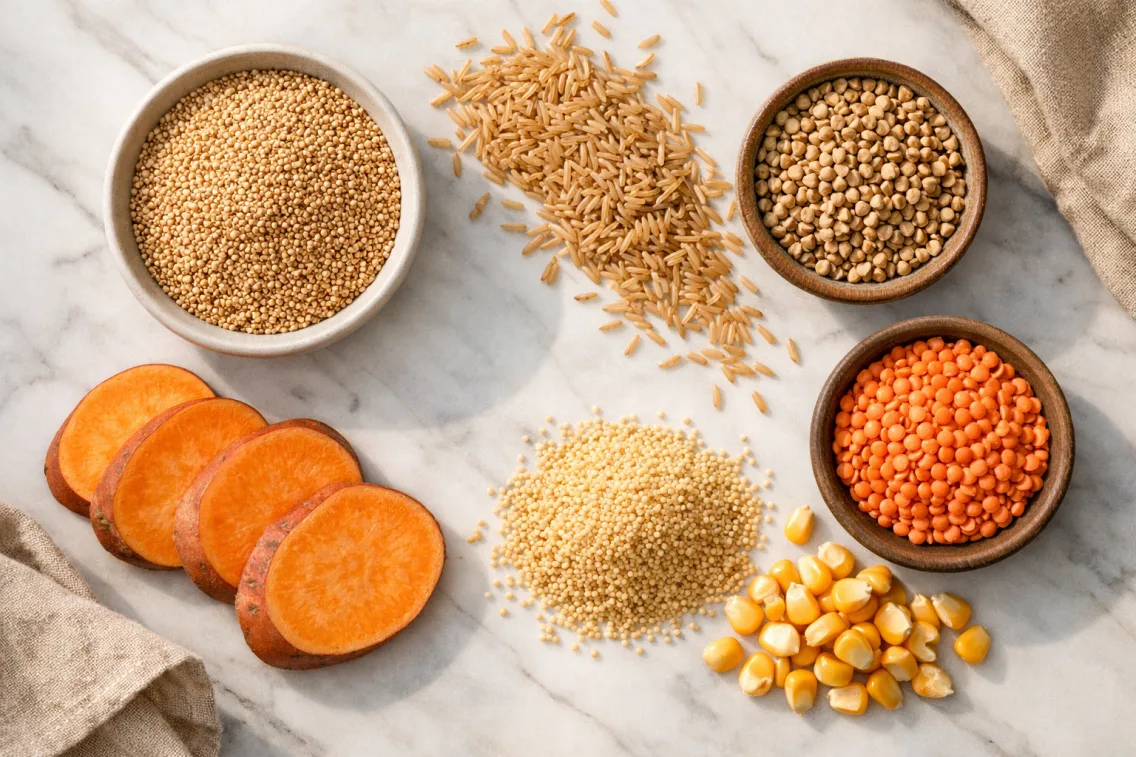 guide complet 2026 sur les féculents sans gluten