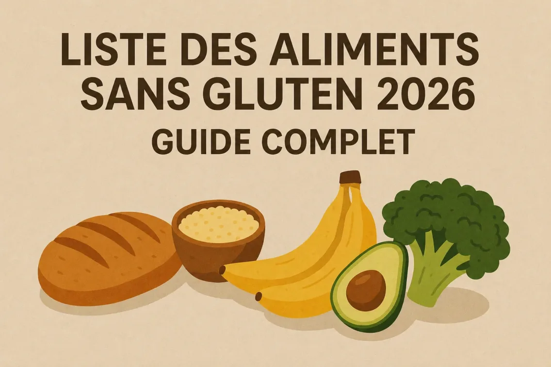 Liste des aliments sans gluten 2026