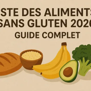Liste des aliments sans gluten 2026