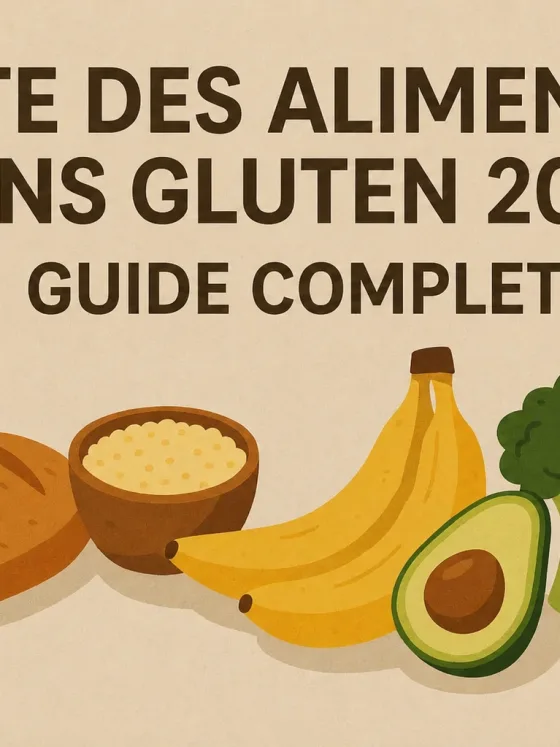 Liste des aliments sans gluten 2026