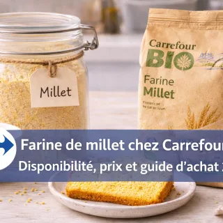 Farine de millet chez Carrefour