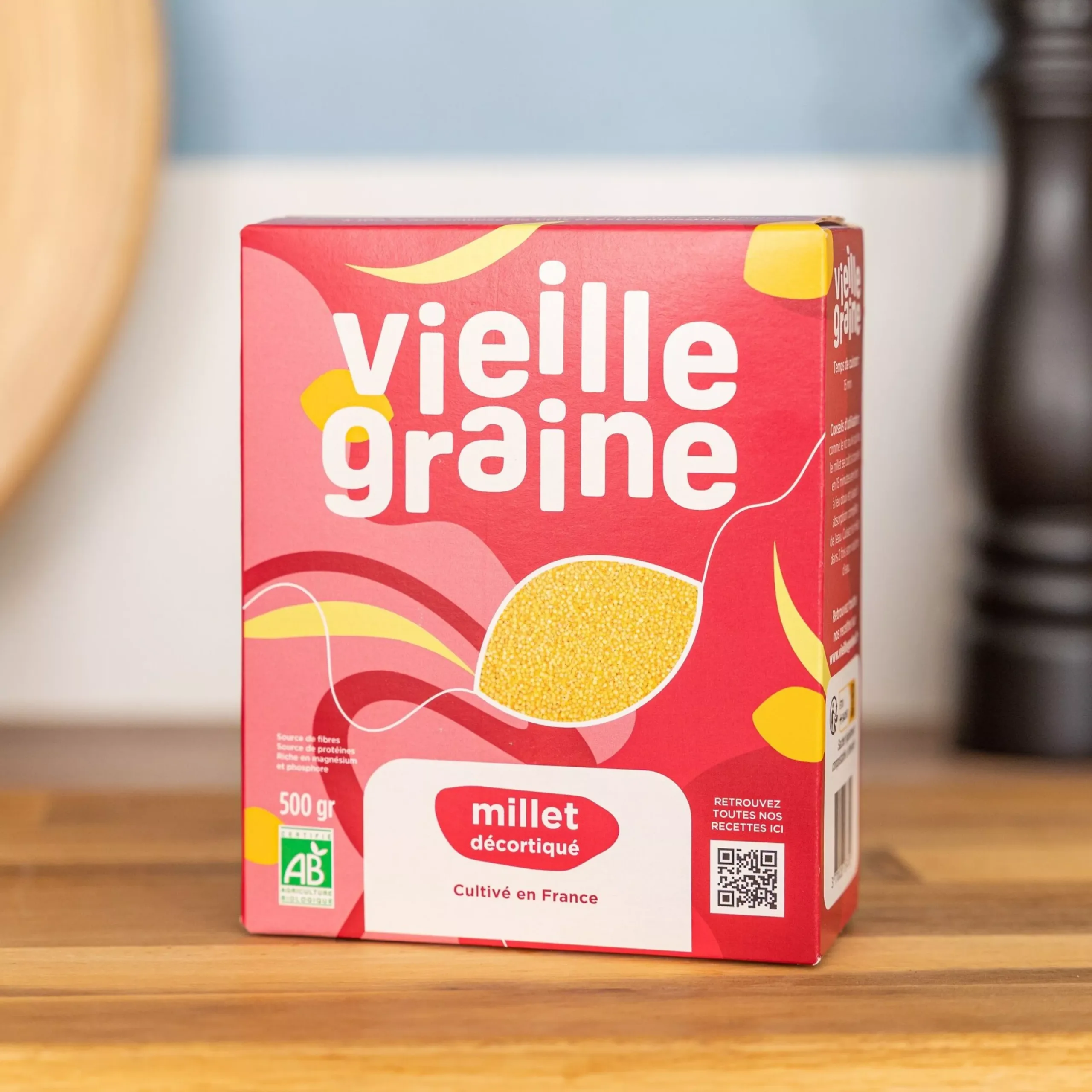 Vieille Graine Millet d&eacute;cortiqu&eacute; bio