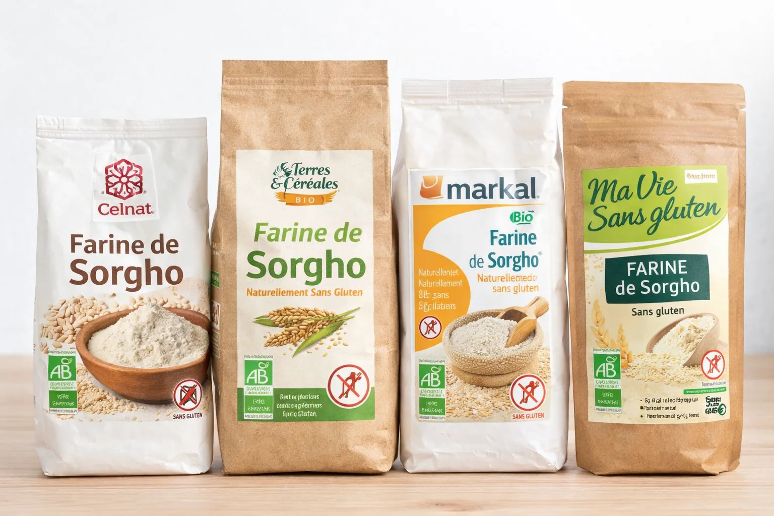 S&eacute;lection des meilleures marques de farine de sorgho bio certifi&eacute;e disponibles en France
