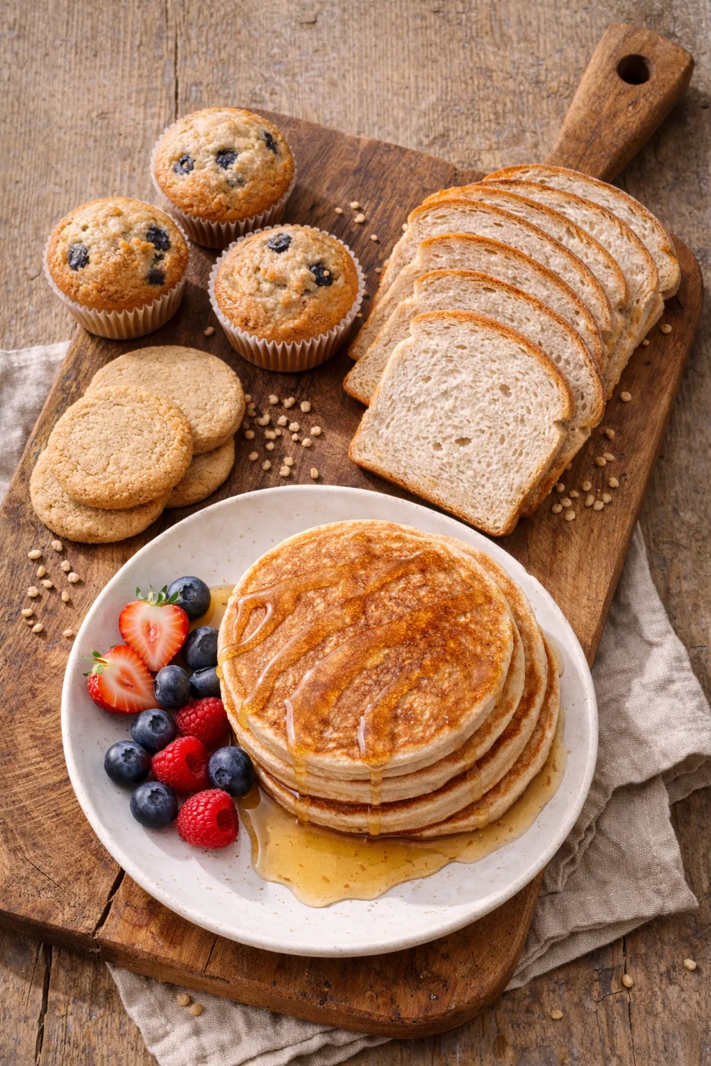 Pancakes &agrave; la farine de sorgho