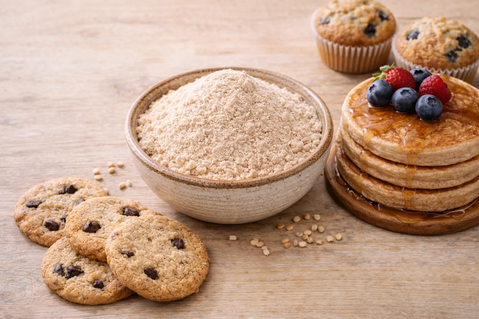 P&acirc;tisseries maison r&eacute;alis&eacute;es avec de la farine de sorgho